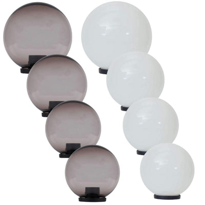 Domus POLYSPHERE - 200/250/300/400mm Polycarbonate Sphere And Base IP44-Domus Lighting-Ozlighting.com.au