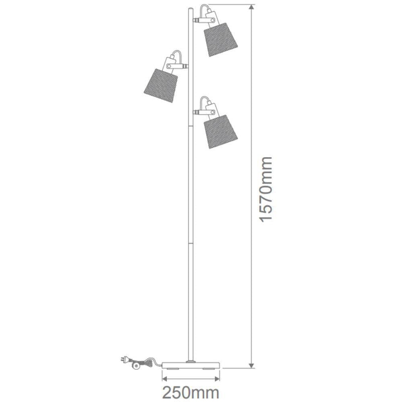 Domus RUSTICA-FL - Floor Lamp-Domus Lighting-Ozlighting.com.au
