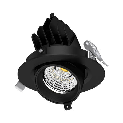 Domus SCOOP-13-TRIO - 13W LED Tri-Colour Dimmable Scoop Adjustable Downlight IP20-Domus Lighting-Ozlighting.com.au