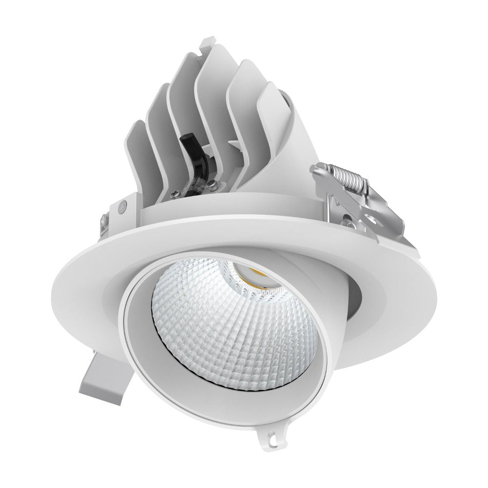 Domus SCOOP-25-TRIO LED Downlight - 25W, Tri-Colour, Dimmable, Adjustable-Domus Lighting-Ozlighting.com.au