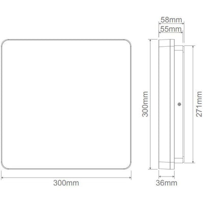Domus SUNSET - 15W/25W/35W Colour Switchable LED Ceiling Light IP54 - TRIO-Domus Lighting-Ozlighting.com.au