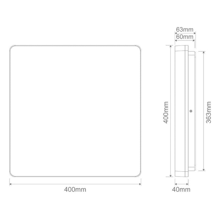 Domus SUNSET - 15W/25W/35W Colour Switchable LED Ceiling Light IP54 - TRIO-Domus Lighting-Ozlighting.com.au