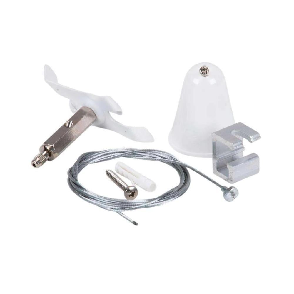 Domus TRAK-3-SUS Suspension Kit - 3-Circuit 1.5m Stainless Steel-Domus Lighting-Ozlighting.com.au