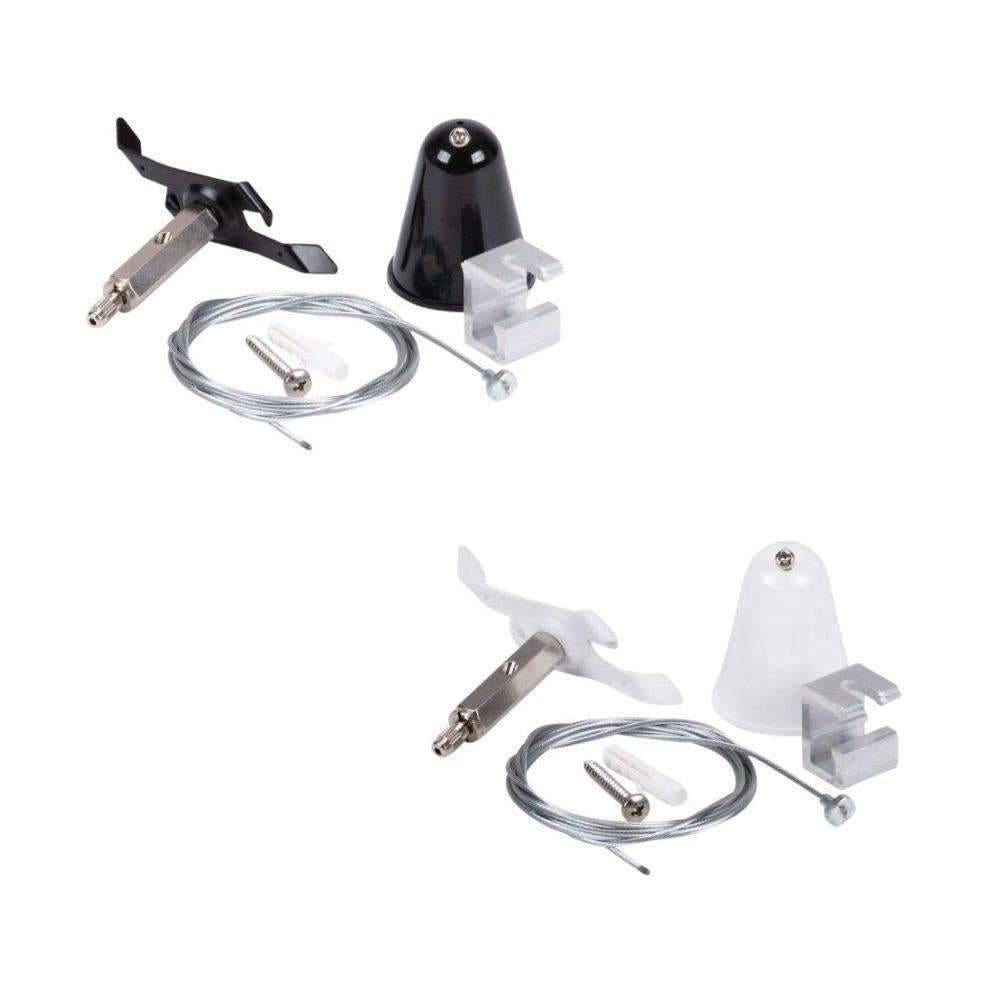 Domus TRAK-3-SUS Suspension Kit - 3-Circuit 1.5m Stainless Steel-Domus Lighting-Ozlighting.com.au