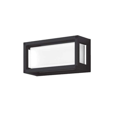 Domus YORK-7 - 7W LED Modern Exterior Flush Wall Light IP65 - 3000K/5000K-Domus Lighting-Ozlighting.com.au