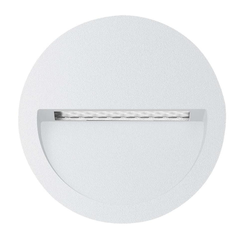 Domus ZAC-4-RND - 4W 12V DC LED Exterior Round Recessed Step Light IP65 - DRIVER REQUIRED-Domus Lighting-Ozlighting.com.au