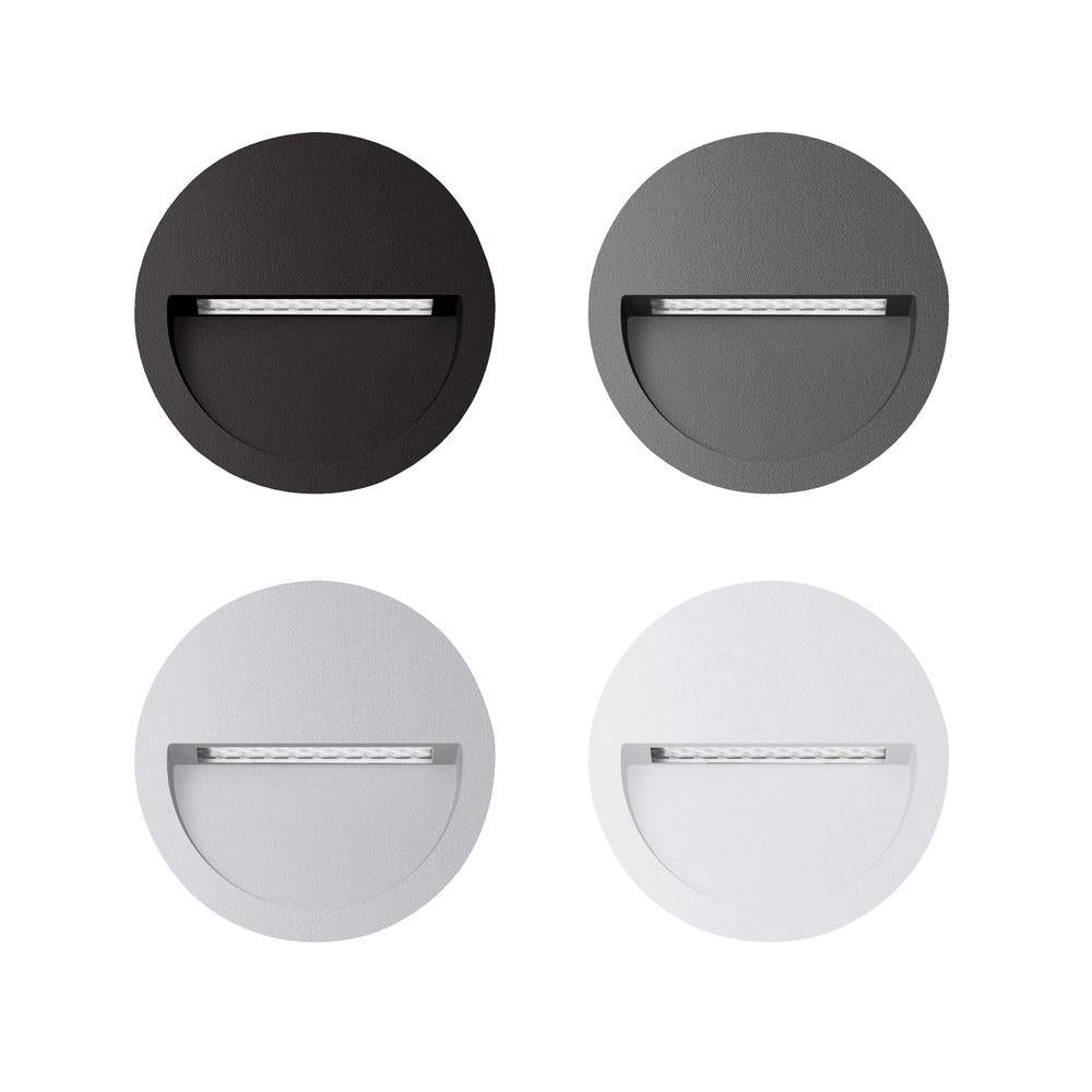 Domus ZAC-4-RND - LED Exterior Round Recessed Step – Ozlighting