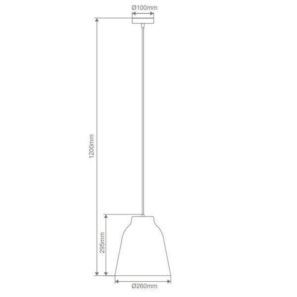 Domus ZOEY-260 - 1 Light Pendant-Domus Lighting-Ozlighting.com.au