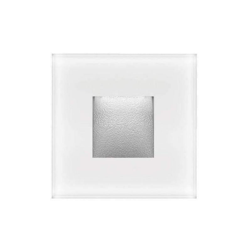 Domus ZONE-2 - 2W Recessed LED Steplight IP65 Frosted Glass-Domus Lighting-Ozlighting.com.au