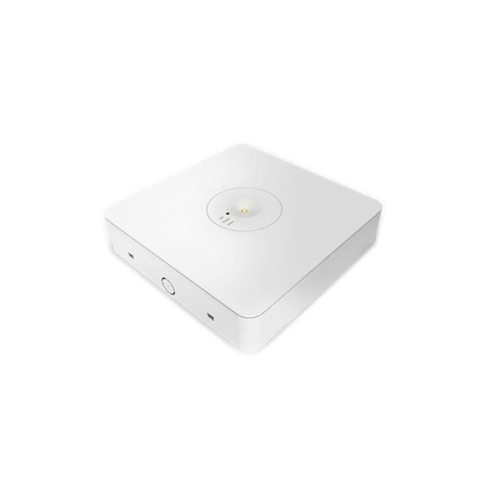 Ektor LEDFIRE-PRO-SM - 4.3W LED Emergency Square Surface Mounted Luminaire IP20-Ektor Lighting-Ozlighting.com.au