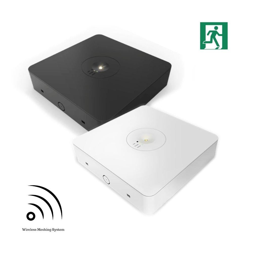 Ektor LEDFIRE-PRO-SM-LK Emergency LED Luminaire - 4.3W, IP20, Square, Surface Mounted, Emergency-Ektor Lighting-Ozlighting.com.au