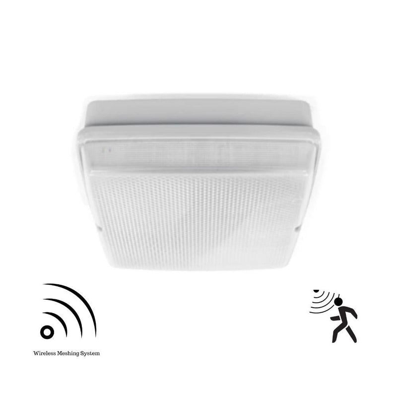 Ektor QUADRO-PRO-LK - 27W LED Lynk Exterior Bunker Ceiling Light With Optional Sensor IP65-Ektor Lighting-Ozlighting.com.au