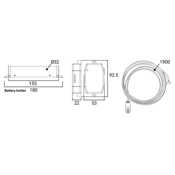 Ektor Razor-Flex - Pro Slimline Emergency Exit IP20-Ektor Lighting-Ozlighting.com.au