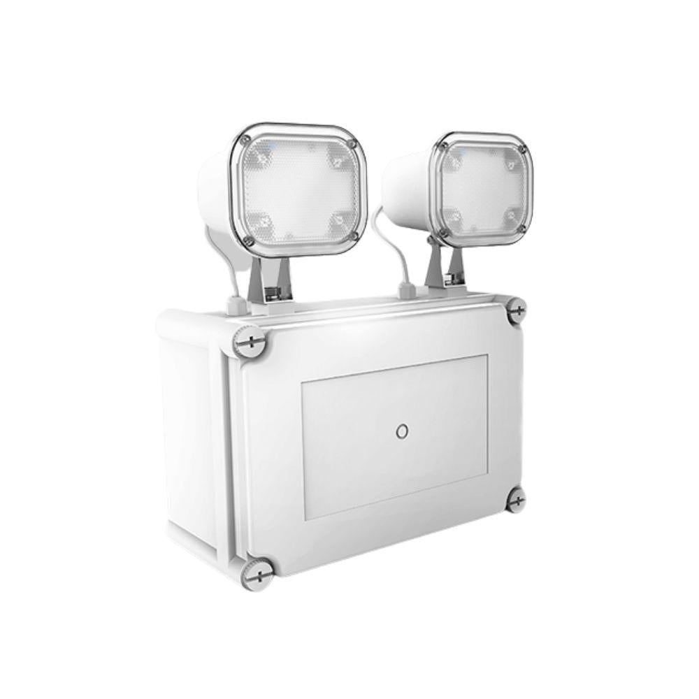Ektor TWINSPOT-EM - 4.3W Pro Twinspot Emergency Luminaire IP65-Ektor Lighting-Ozlighting.com.au