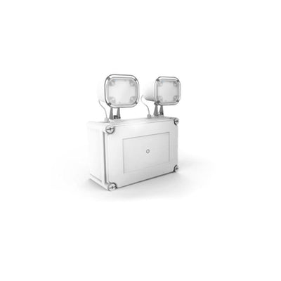 Ektor TWINSPOT-WP-LITE - 2.7W LED Lite Exterior Emergency Twinspot Luminaire IP65-Ektor Lighting-Ozlighting.com.au