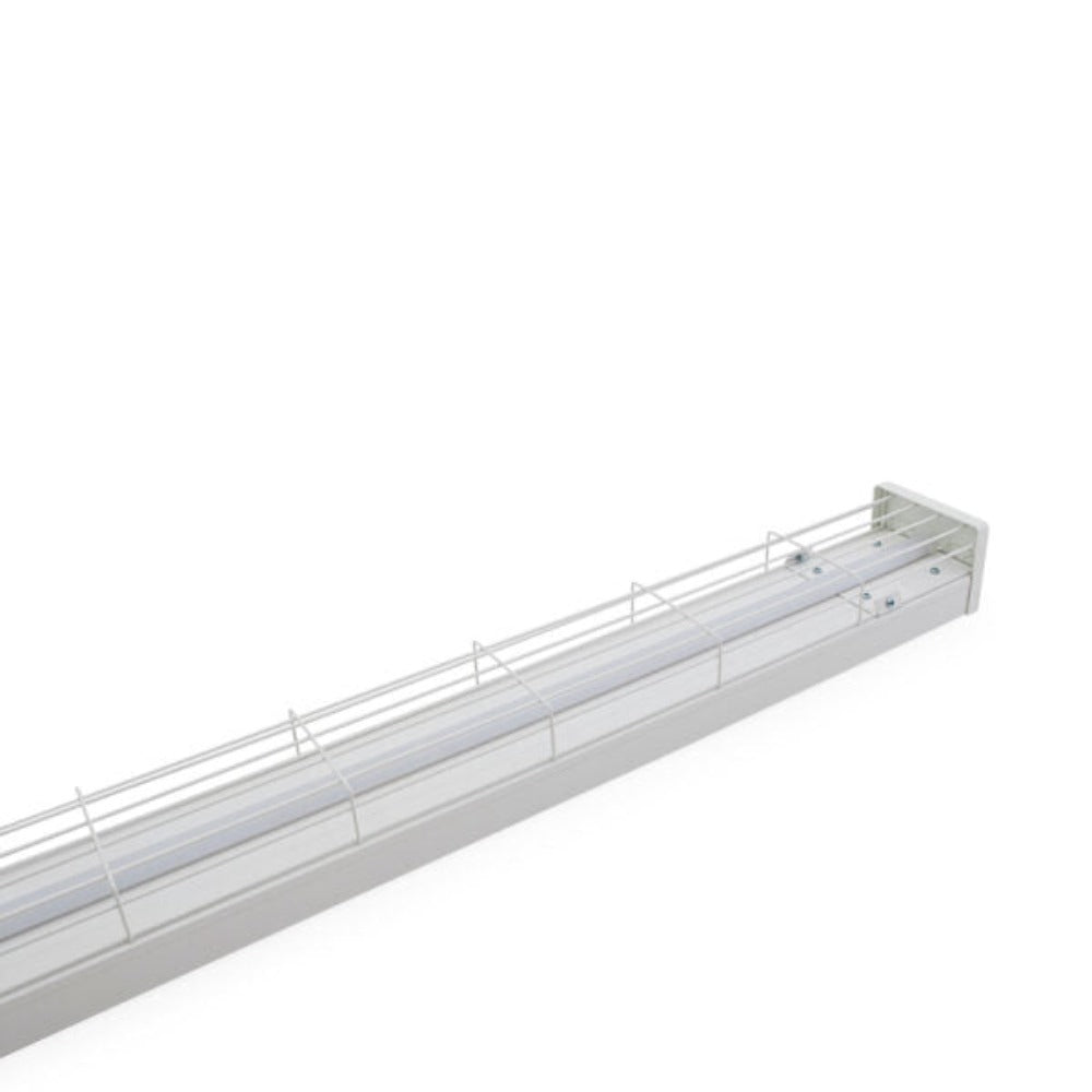 Ektor UMBRA-ADV-WG-EM 36W LED Wide Body 1200mm 4FT Wireguard - Tri-Colour, Emergency Batten-Ektor Lighting-Ozlighting.com.au