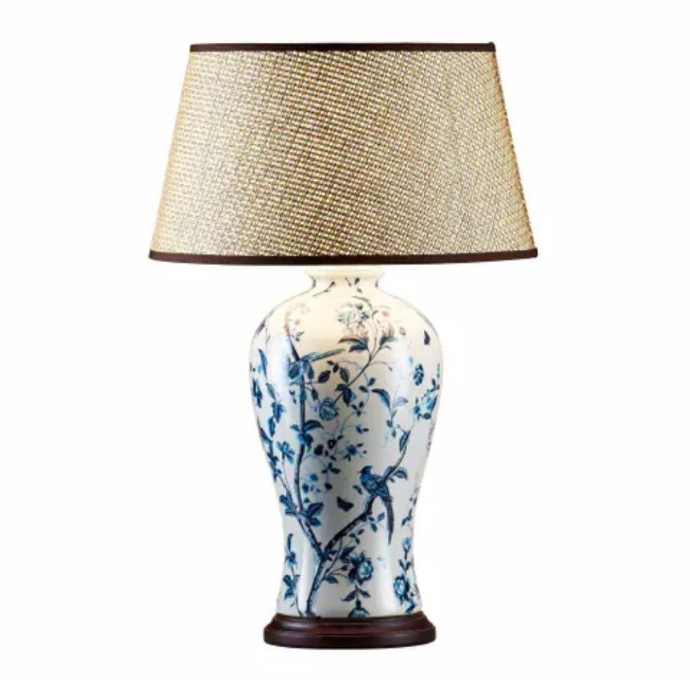 Emac & Lawton ASHLEIGH Table Lamp Base - 40W, Ceramic-Emac & Lawton-Ozlighting.com.au