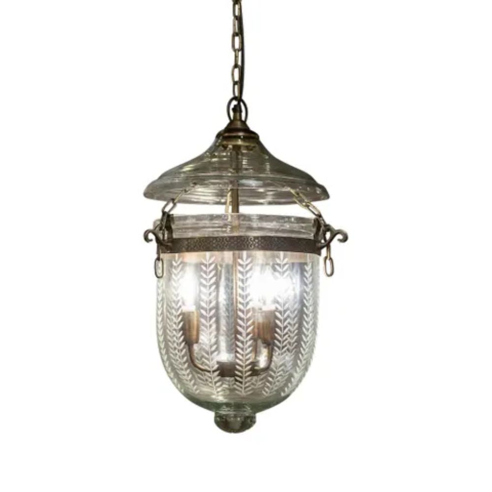 Emac & Lawton BELL JAR - 3 Light S/M Ceiling Pendant-Emac & Lawton-Ozlighting.com.au