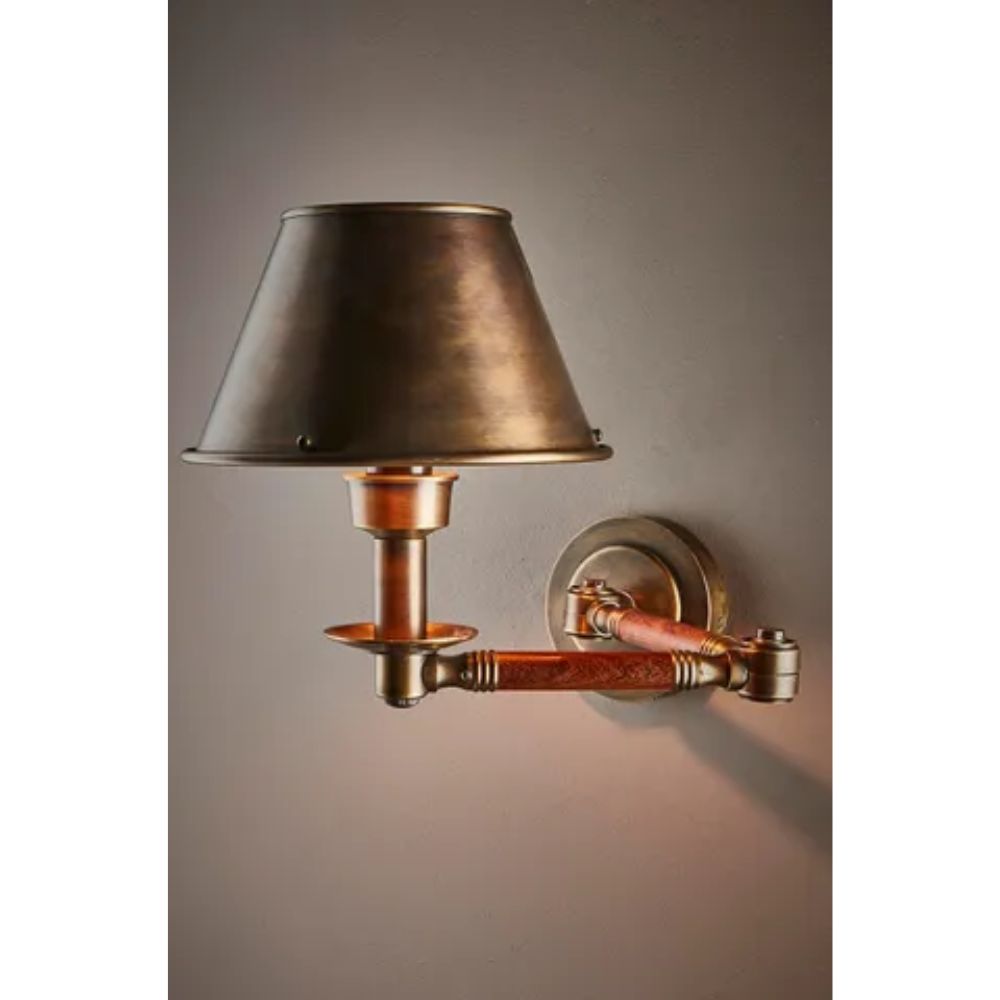 Emac & Lawton BENTON - 25W Wall Light with Metal Shade-Emac & Lawton-Ozlighting.com.au