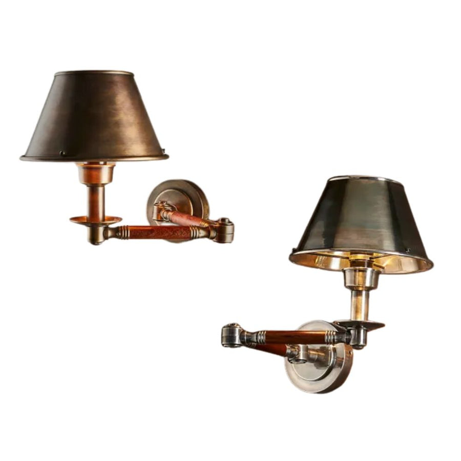 Emac & Lawton BENTON - 25W Wall Light with Metal Shade-Emac & Lawton-Ozlighting.com.au