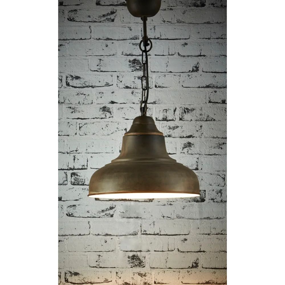 Emac & Lawton BRASSERIE Pendant - 1 Light Overhead-Emac & Lawton-Ozlighting.com.au