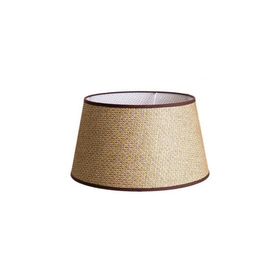 Emac & Lawton - Brown Basket Weave Tapered Lamp Shade-Emac & Lawton-Ozlighting.com.au