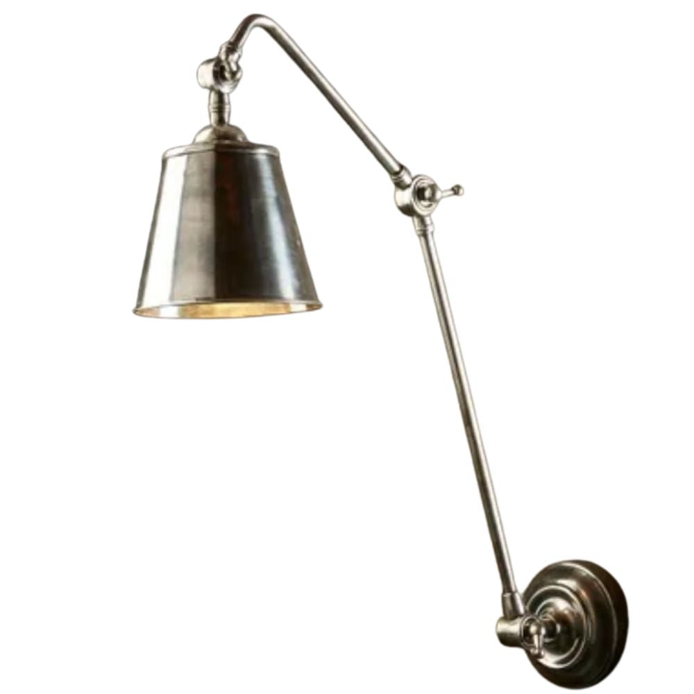 Emac & Lawton CROMWELL Wall Light - Directional Adjustable Arm Interior-Emac & Lawton-Ozlighting.com.au