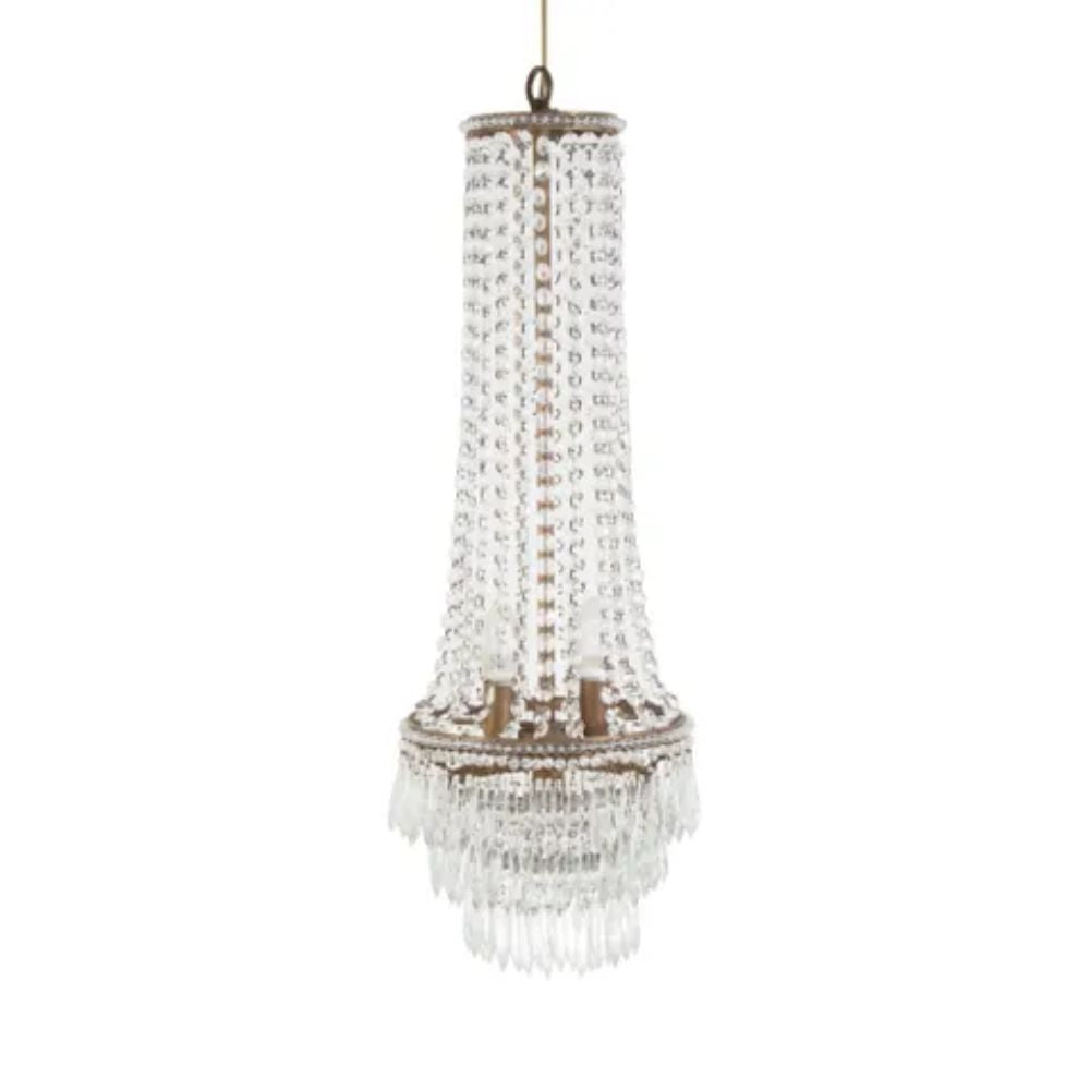 Emac & Lawton DARREN Chandelier - 2 Light Long-Emac & Lawton-Ozlighting.com.au