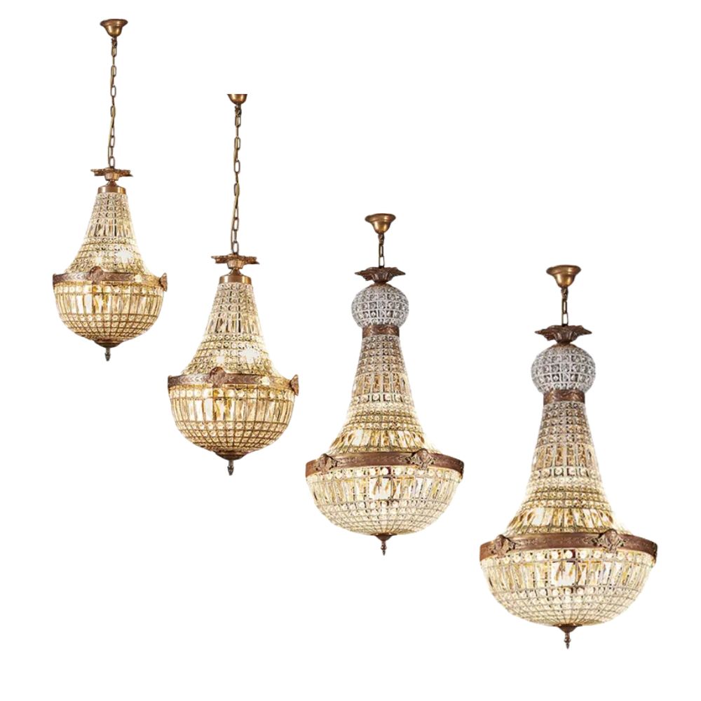 Emac & Lawton EMPIRE Chandelier - 2/4 Light-Emac & Lawton-Ozlighting.com.au