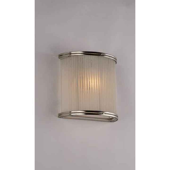Emac & Lawton INANDA - Half Round Frosted Glass Tubes Interior Wall Light-Emac & Lawton-Ozlighting.com.au