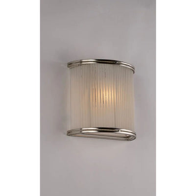 Emac & Lawton INANDA - Half Round Frosted Glass Tubes Interior Wall Light-Emac & Lawton-Ozlighting.com.au