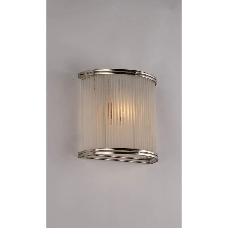Emac & Lawton INANDA - Half Round Frosted Glass Tubes Interior Wall Light-Emac & Lawton-Ozlighting.com.au