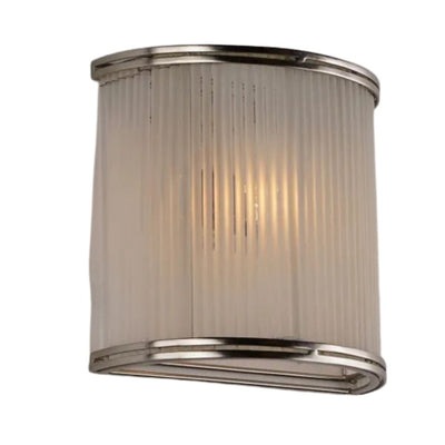 Emac & Lawton INANDA - Half Round Frosted Glass Tubes Interior Wall Light-Emac & Lawton-Ozlighting.com.au