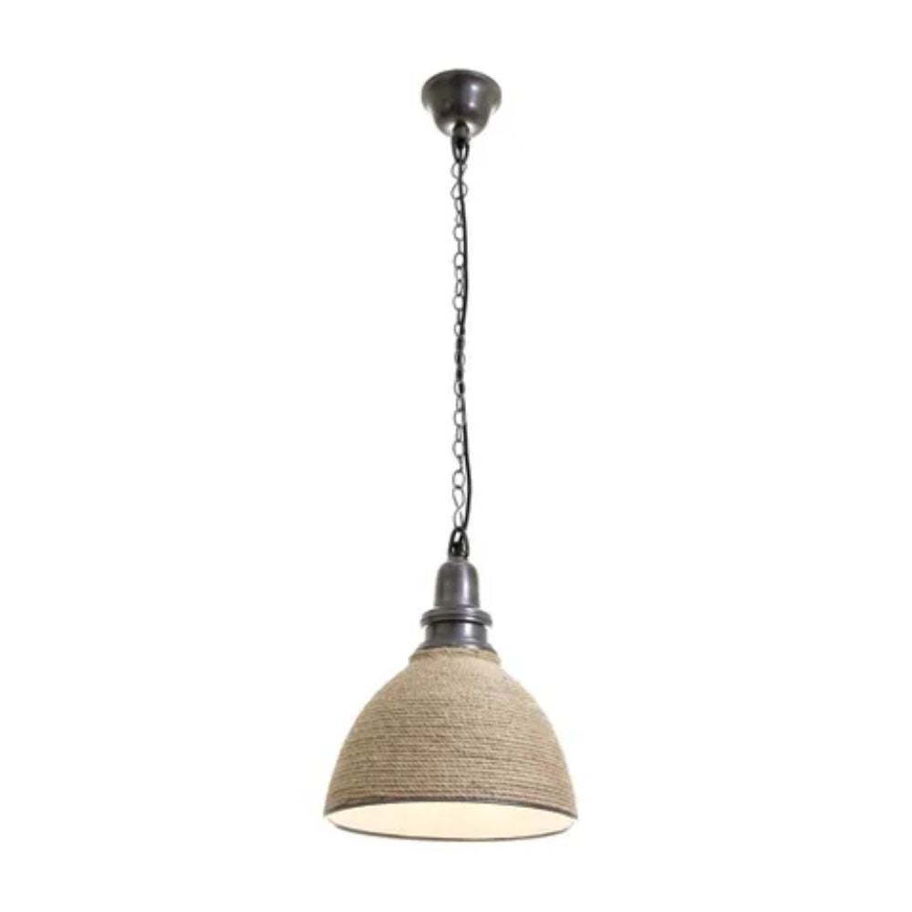 Emac & Lawton JUTE - 1 Light Ceiling Pendant-Emac & Lawton-Ozlighting.com.au