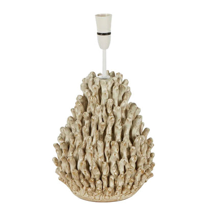 Emac & Lawton KARIBA ANENOME - 25W Ceramic Table Lamp Base Only-Emac & Lawton-Ozlighting.com.au