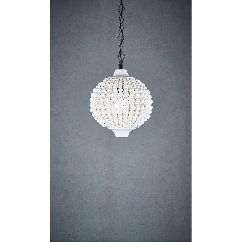 Emac & Lawton KASBAH - 1 Light Beaded Ceiling Pendant-Emac & Lawton-Ozlighting.com.au
