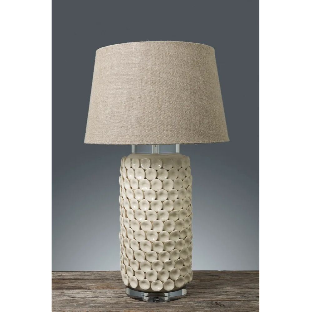 Emac & Lawton KENILWORTH Table Lamp Base - 40W, Ceramic-Emac & Lawton-Ozlighting.com.au