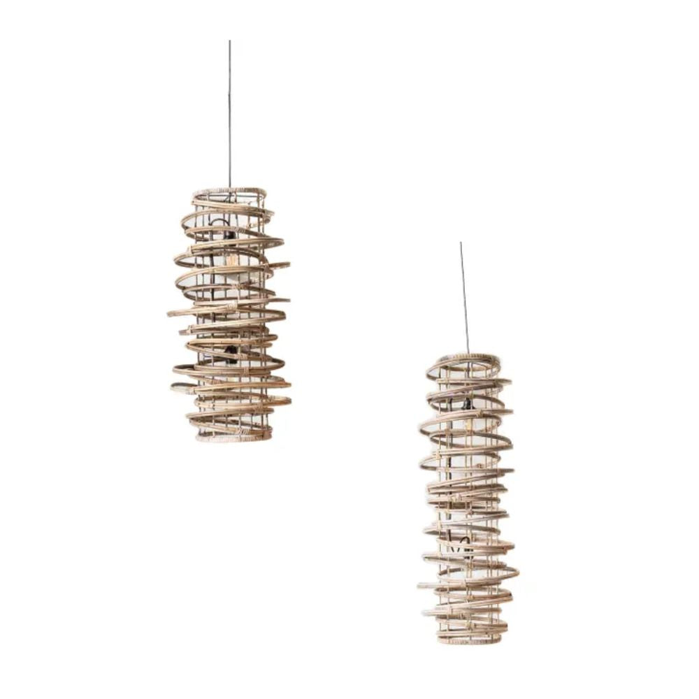Emac & Lawton KUBU Pendant - 2 Light S/L-Emac & Lawton-Ozlighting.com.au