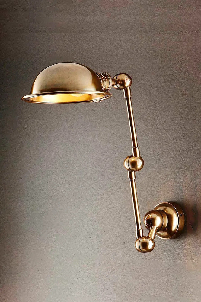 Emac & Lawton LINCOLN - 25W Wall Light with Metal Shade-Emac & Lawton-Ozlighting.com.au