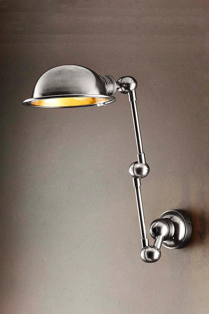 Emac & Lawton LINCOLN - 25W Wall Light with Metal Shade-Emac & Lawton-Ozlighting.com.au