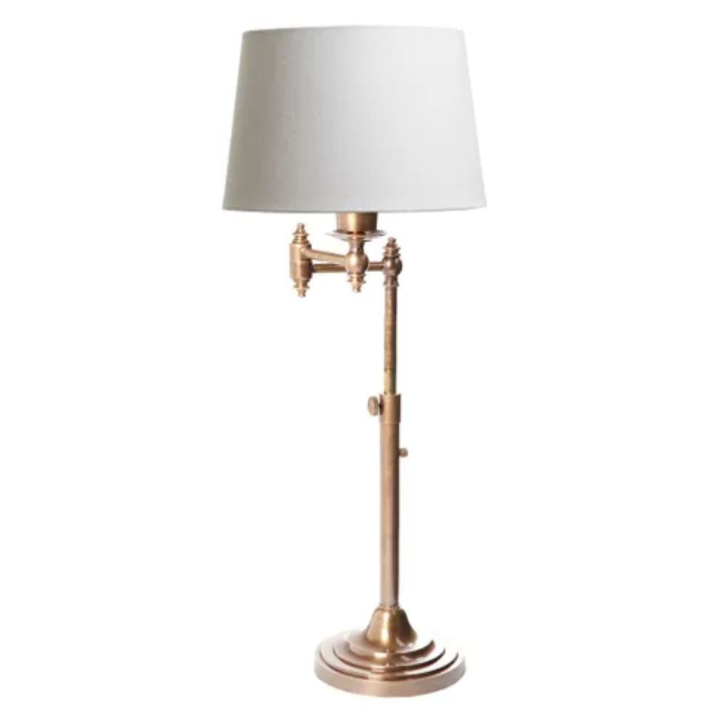 Emac & Lawton MACLEAY Table Lamp Base - 40W, Swing Arm-Emac & Lawton-Ozlighting.com.au