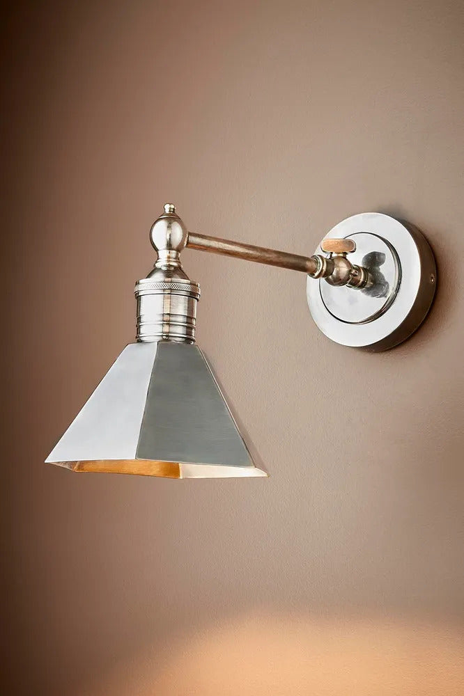 Emac & Lawton MAYFAIR - 25W Wall Light with Metal Shade-Emac & Lawton-Ozlighting.com.au