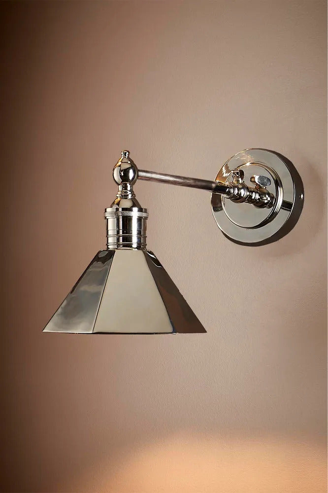 Emac & Lawton MAYFAIR - 25W Wall Light with Metal Shade-Emac & Lawton-Ozlighting.com.au