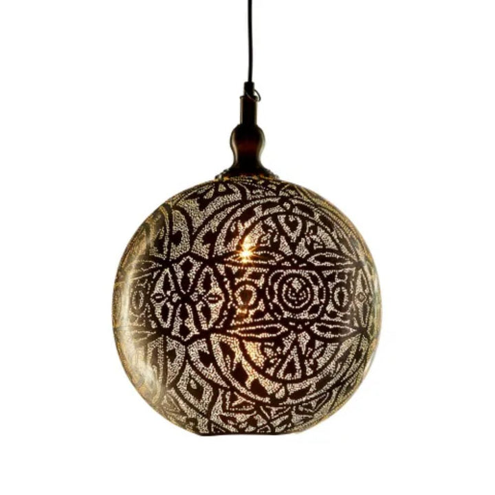 Emac & Lawton MOROCCAN - 1 Light Ball Ceiling Pendant-Emac & Lawton-Ozlighting.com.au