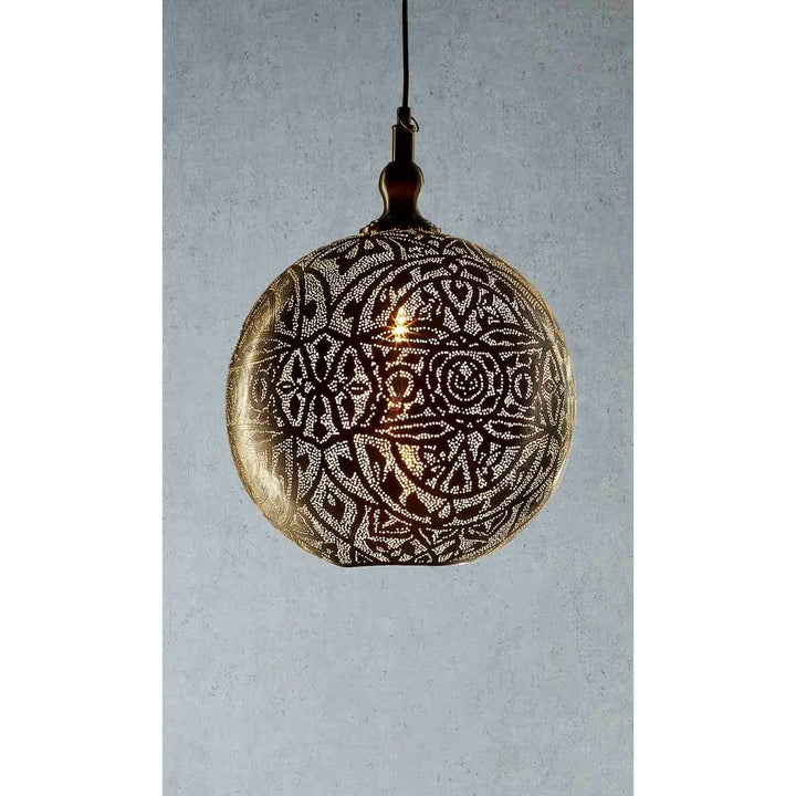 Emac & Lawton MOROCCAN - 1 Light Ball Ceiling Pendant-Emac & Lawton-Ozlighting.com.au