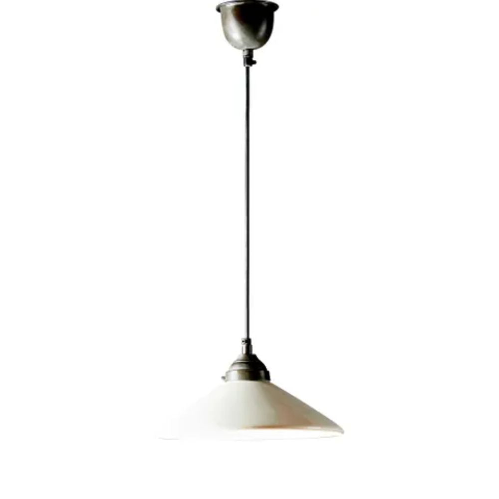 Emac & Lawton NEWPORT Pendant - 1 Light Ceramic Dish-Emac & Lawton-Ozlighting.com.au