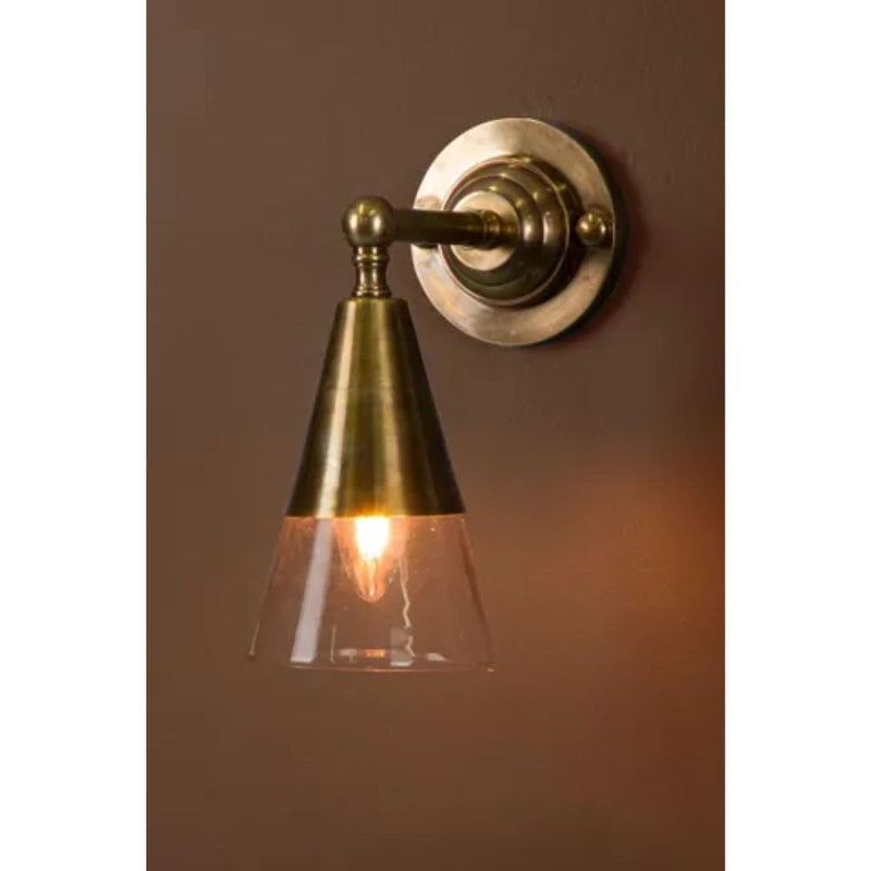 Emac & Lawton OTTO - 25W Wall Light With Glass Shade-Emac & Lawton-Ozlighting.com.au