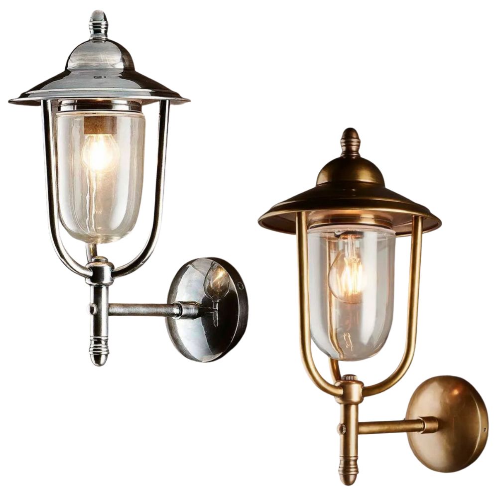 Emac & Lawton PIER Outdoor Wall Light - Classic Upwards Facing, IP54-Emac & Lawton-Ozlighting.com.au