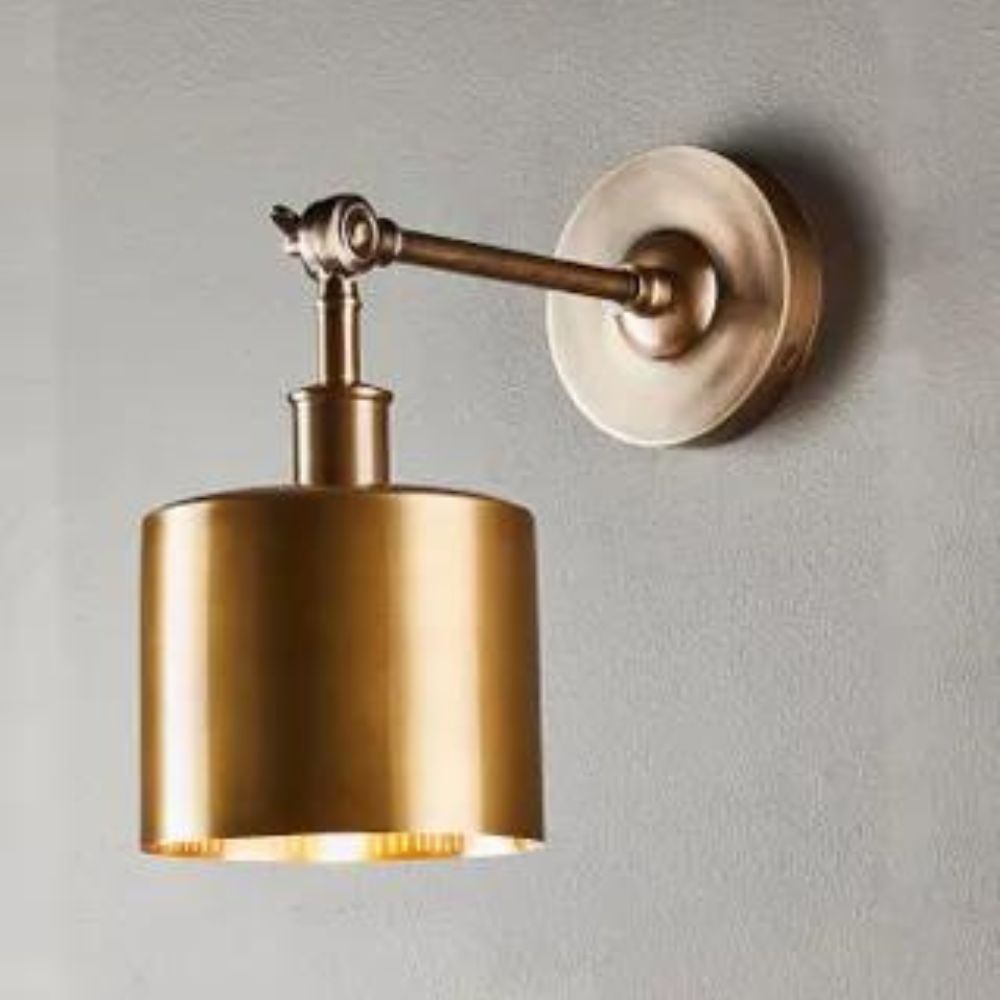 Emac & Lawton PORTOFINO Wall Light - 1 Light Interior Metal Shade-Emac & Lawton-Ozlighting.com.au