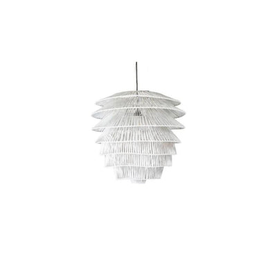 Emac & Lawton SABA - 25W Rattan Ceiling Pendant-Emac & Lawton-Ozlighting.com.au